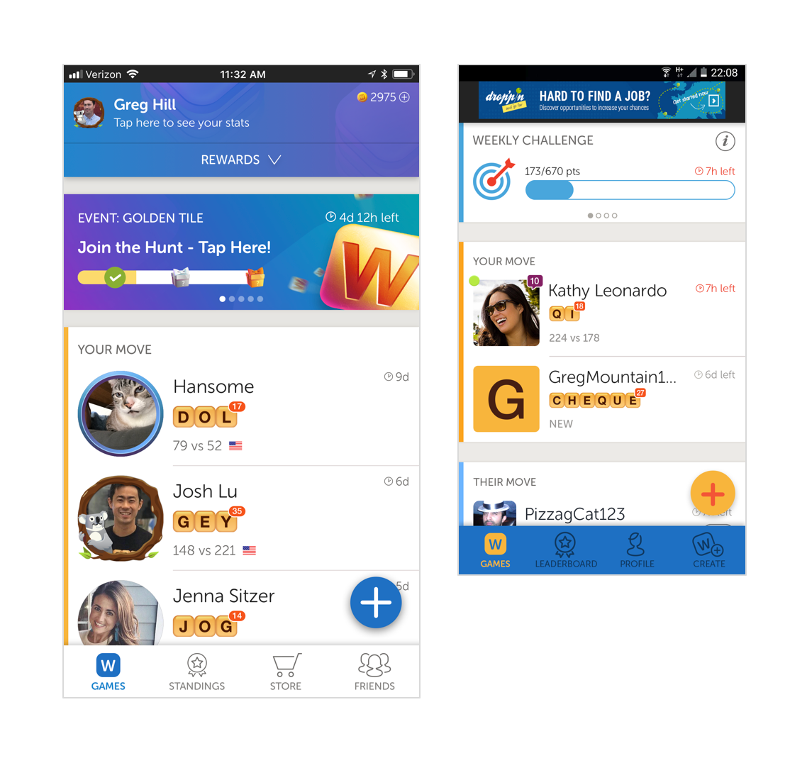 Final Version versus soft launch UX