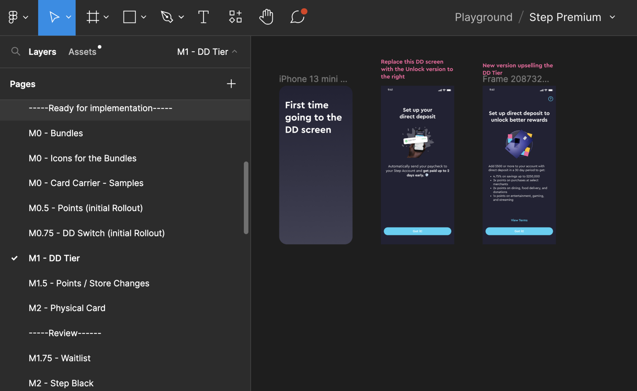 File organization across milestones — M0 through M2, bundled, reviewed, and ready for implementation.